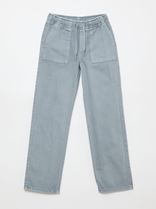 Pantaloni con tasche rettangolari - Taglio più aderente - Kiabi