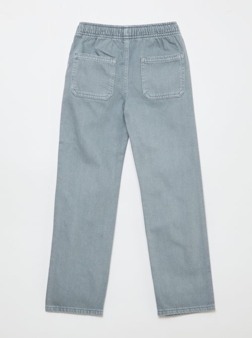 Pantaloni con tasche rettangolari - Taglio più aderente - Kiabi