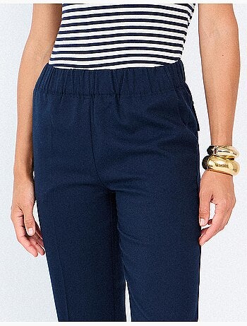 Pantaloni con vita elastica, mo fashion