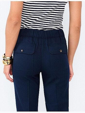Pantaloni con vita elastica, mo fashion