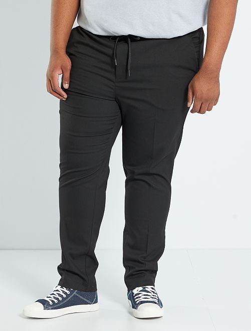 Pantaloni con vita elasticizzata - nero - Kiabi - 25.00€