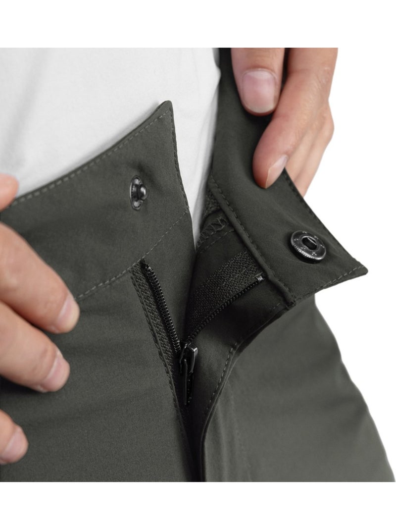 Pantaloni convertibili da escursionismo da donna escursionismo donna mistral bla Nero - Kiabi