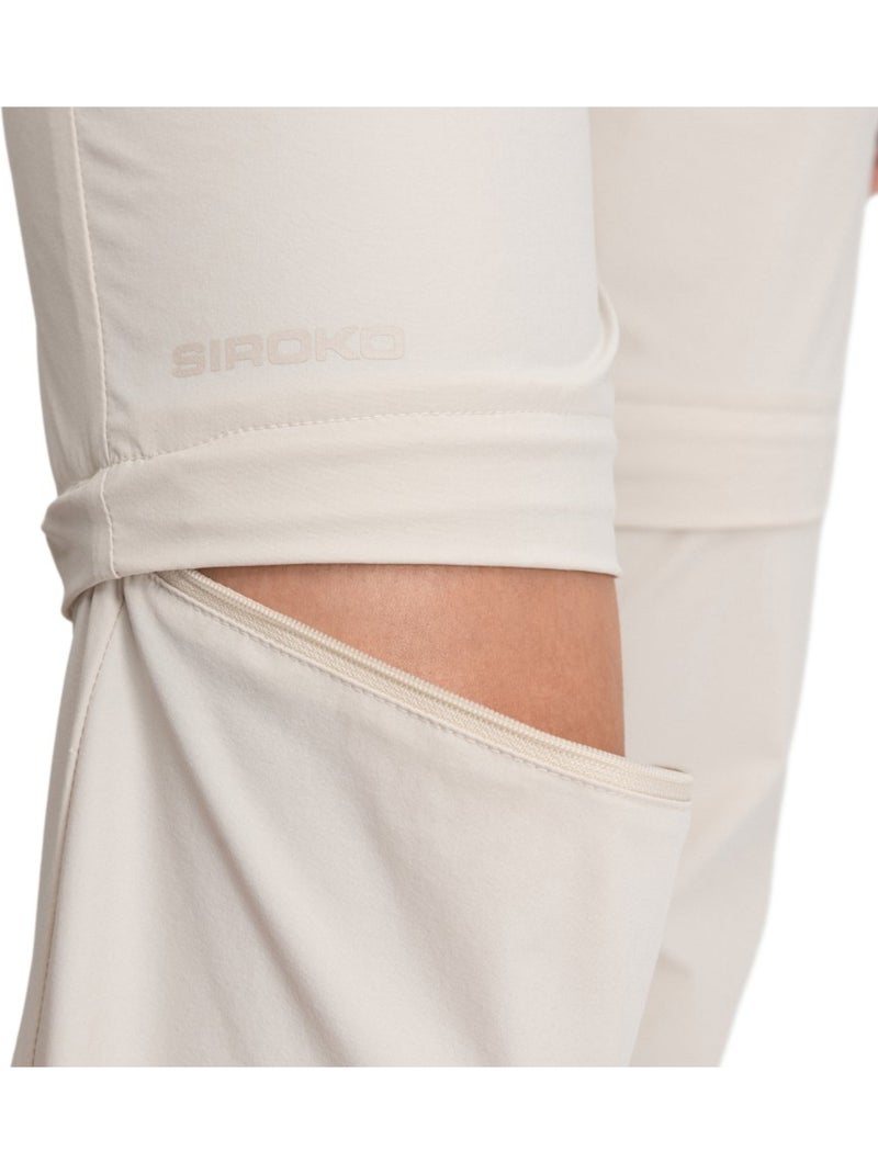 Pantaloni convertibili da escursionismo da donna escursionismo donna mistral san Beige - Kiabi