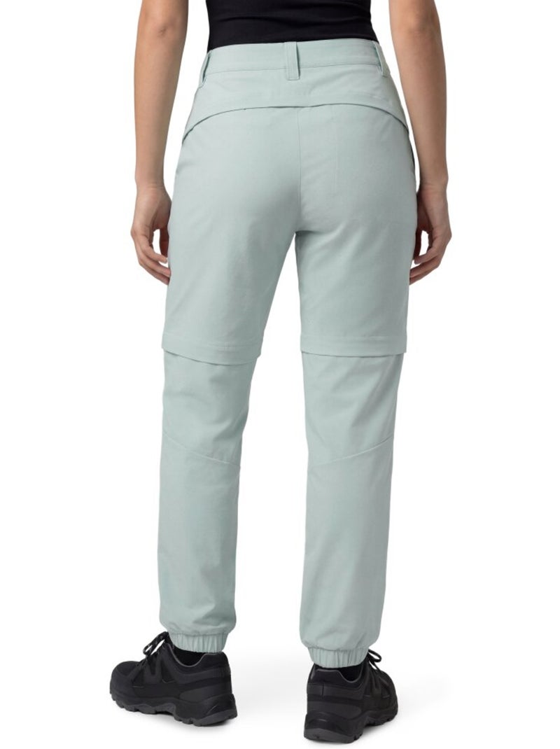 Pantaloni convertibili da escursionismo da donna escursionismo donna mistral-w g Verde - Kiabi