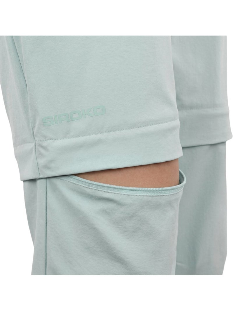 Pantaloni convertibili da escursionismo da donna escursionismo donna mistral-w g Verde - Kiabi