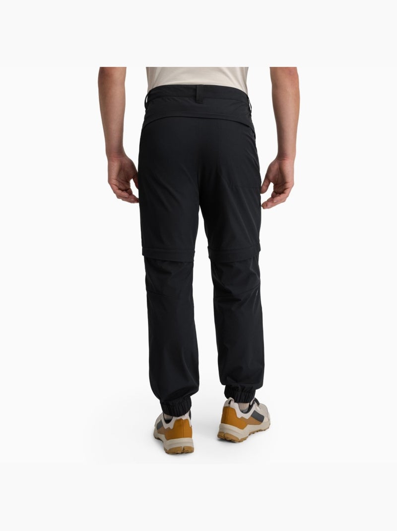 Pantaloni convertibili da escursionismo da uomo escursionismo uomo cairn Nero - Kiabi