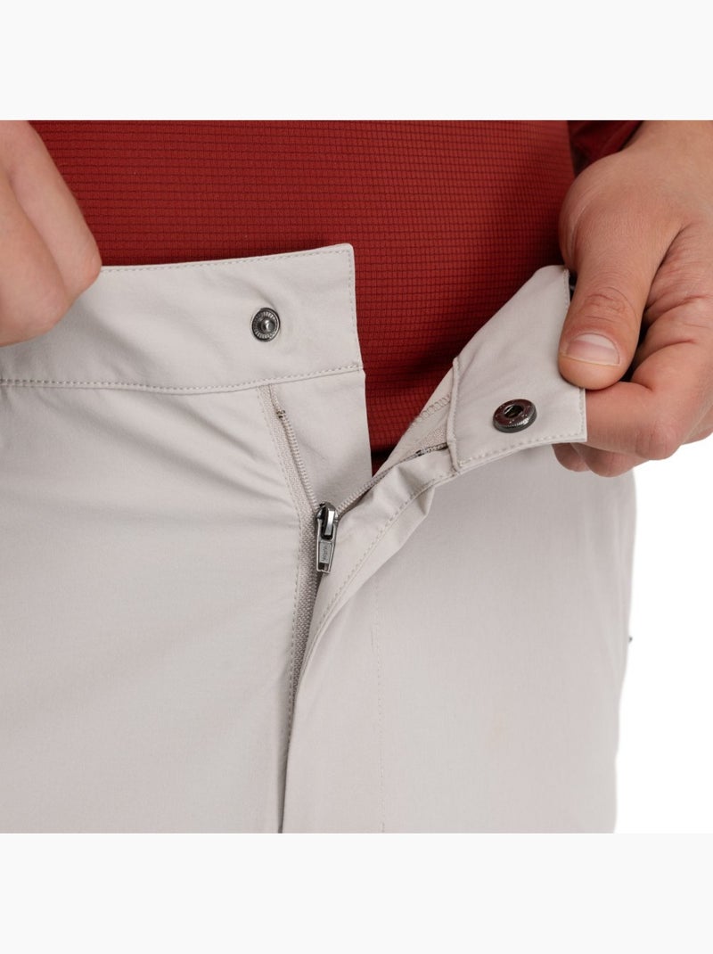 Pantaloni convertibili da escursionismo da uomo escursionismo uomo cairn stone Beige - Kiabi