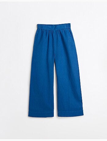 Pantaloni culotte con lino, MO Fashion
