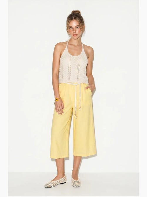 Pantaloni culotte da donna in poliestere lucci - Kiabi Pantaloni culotte da donna in poliestere lucci - Kiabi