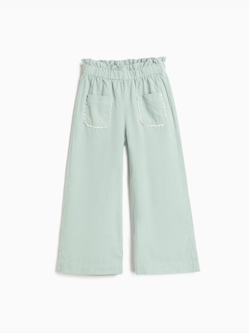 Pantaloni culotte in velluto a coste, mo fashion - Kiabi Pantaloni culotte in velluto a coste, mo fashion - Kiabi