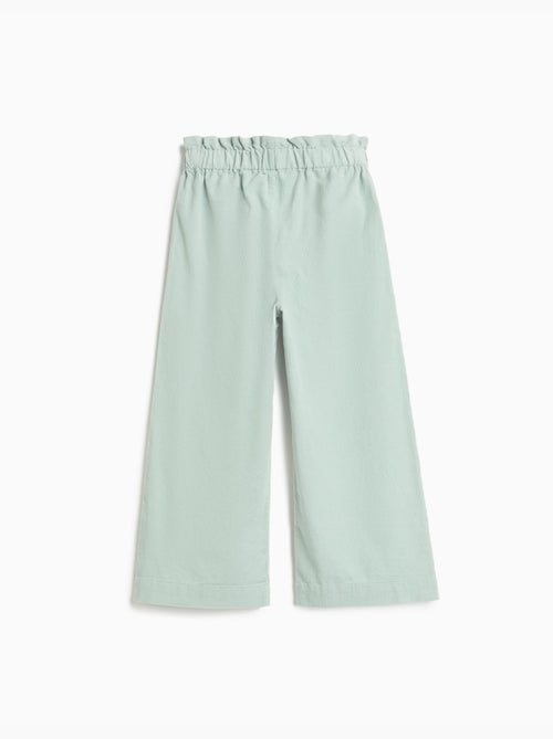 Pantaloni culotte in velluto a coste, mo fashion - Kiabi Pantaloni culotte in velluto a coste, mo fashion - Kiabi