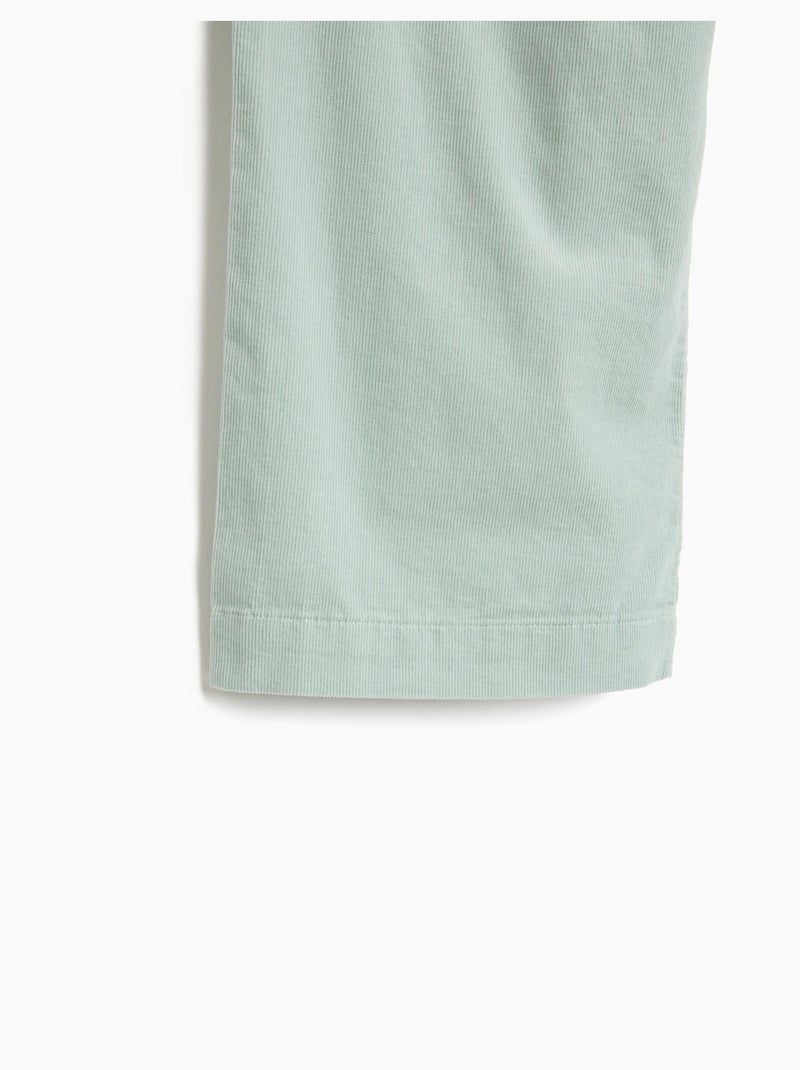 Pantaloni culotte in velluto a coste, mo fashion Grigio - Kiabi