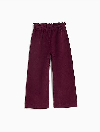 Pantaloni culotte in velluto a coste, mo fashion