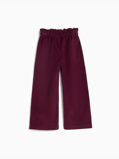 Pantaloni culotte in velluto a coste, mo fashion - Kiabi Pantaloni culotte in velluto a coste, mo fashion - Kiabi