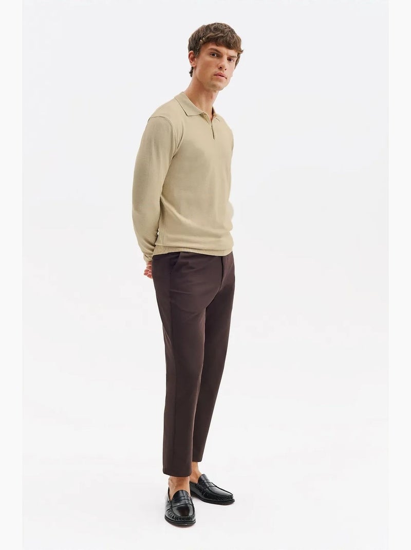 Pantaloni da abito da uomo giesto Marrone - Kiabi