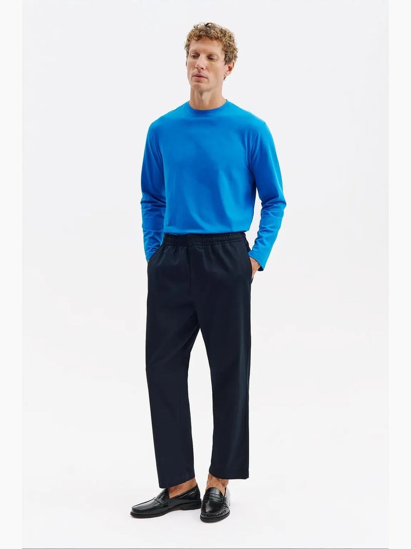 Pantaloni da abito da uomo in cotone ed elastan giesto Nero - Kiabi