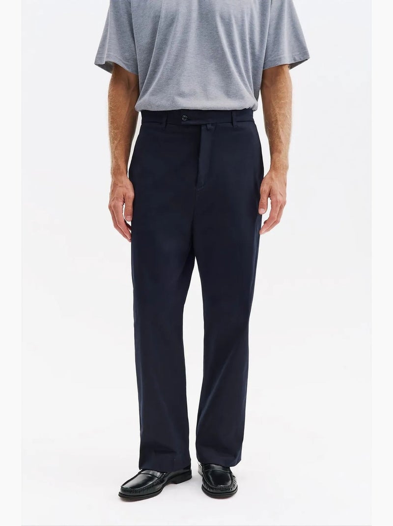 Pantaloni da abito da uomo in cotone-lycra giesto Blu marino - Kiabi