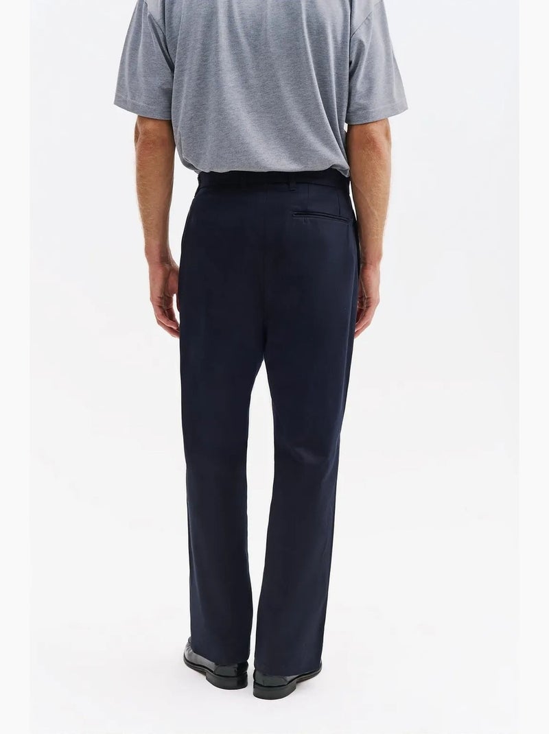 Pantaloni da abito da uomo in cotone-lycra giesto Blu marino - Kiabi