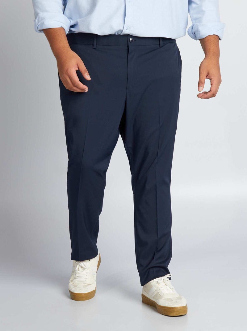 Pantaloni da abito slim blu - Kiabi