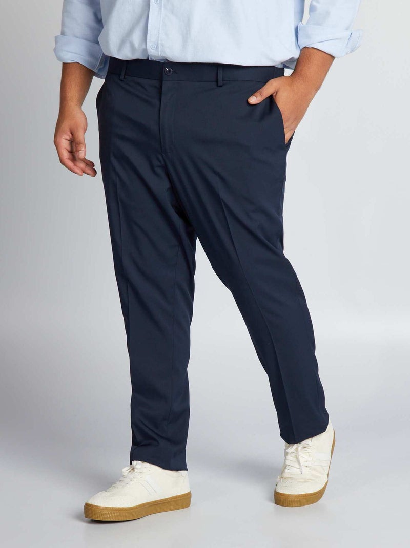Pantaloni da abito slim blu - Kiabi