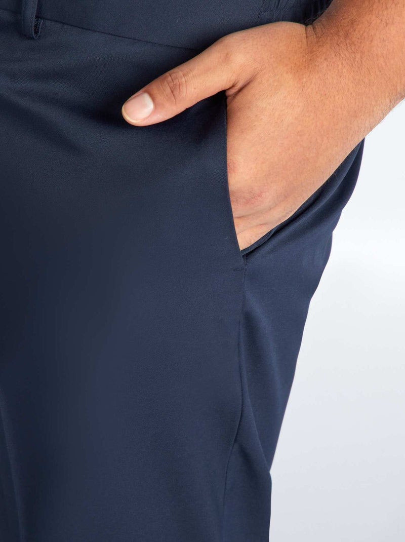 Pantaloni da abito slim blu - Kiabi