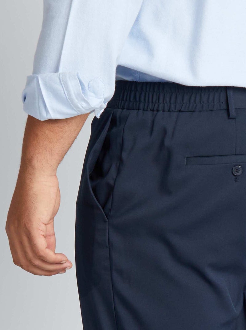 Pantaloni da abito slim blu - Kiabi
