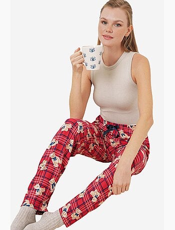 Pantaloni da casa a vita media con fantasia bdart