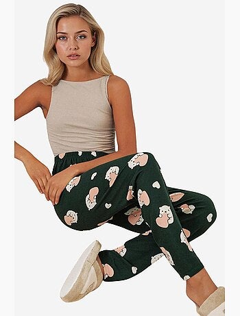 Pantaloni da casa a vita media con fantasia bdart