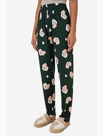 Pantaloni da casa a vita media con fantasia bdart
