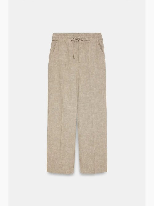 Pantaloni da casa in popeline a gamba ampia dilvin - Kiabi