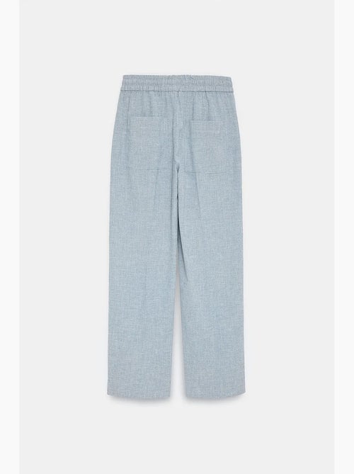 Pantaloni da casa in popeline a gamba ampia dilvin - Kiabi