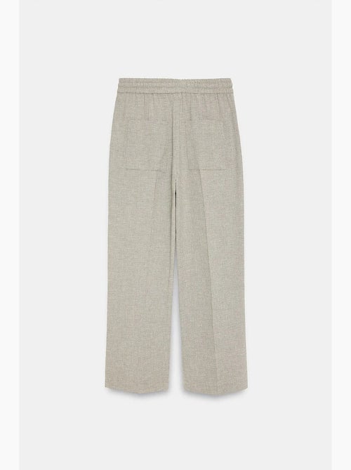 Pantaloni da casa in popeline a gamba ampia dilvin - Kiabi