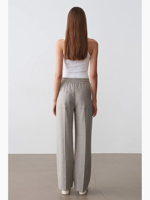 Pantaloni da casa in popeline a gamba ampia dilvin - Kiabi