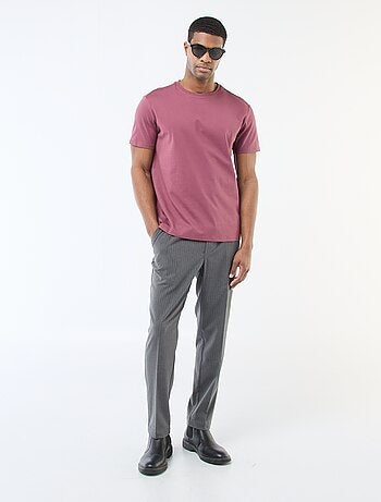 Pantaloni da città a righe sottili