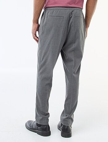 Pantaloni da città a righe sottili