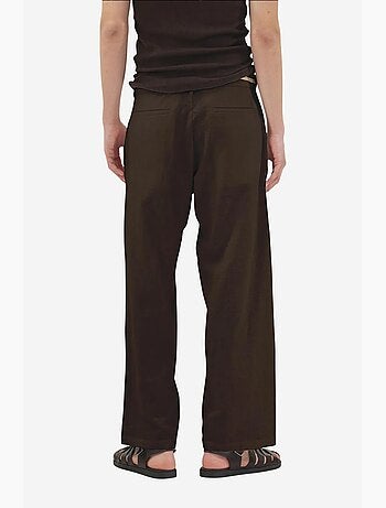 Pantaloni da completo cotone lino giesto