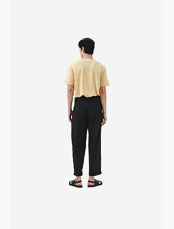 Pantaloni da completo cotone lino giesto