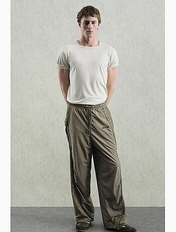 Pantaloni da completo da uomo a gamba ampia giesto