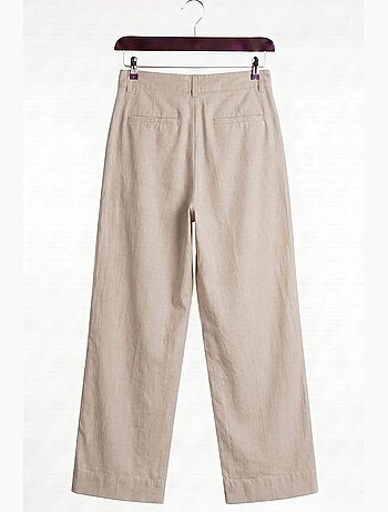 Pantaloni da completo da uomo a vita alta e gamba ampia giesto