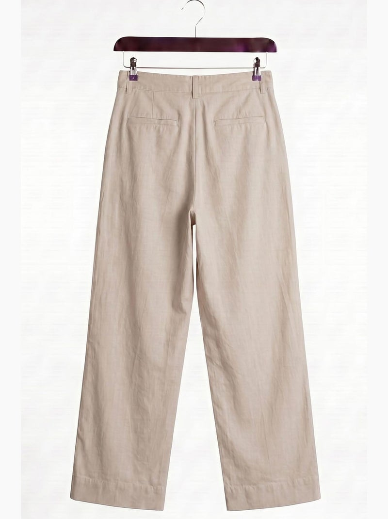 Pantaloni da completo da uomo a vita alta e gamba ampia giesto Beige argilla - Kiabi
