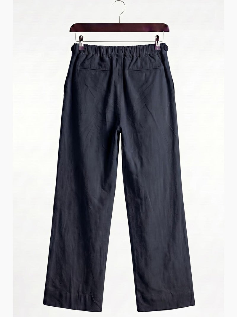 Pantaloni da completo da uomo in cotone a gamba dritta giesto Blu marino - Kiabi