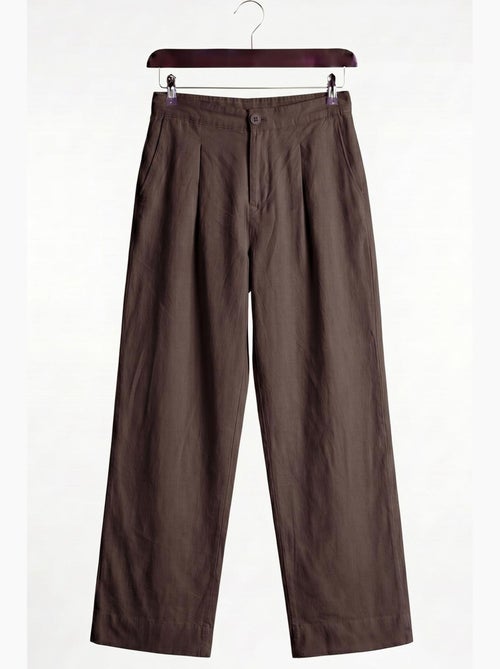 Pantaloni da completo da uomo in cotone a gamba dritta giesto - Kiabi Pantaloni da completo da uomo in cotone a gamba dritta giesto - Kiabi