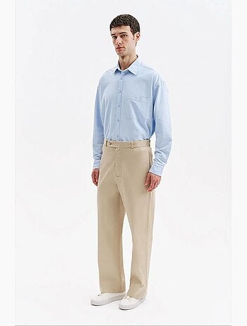 Pantaloni da completo da uomo in cotone e lycra giesto
