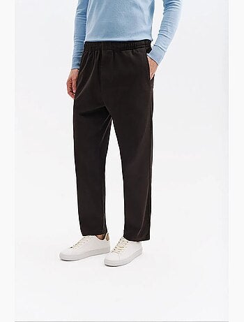 Pantaloni da completo da uomo in misto cotone giesto