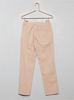 Pantaloni da completo in lino e cotone - Kiabi
