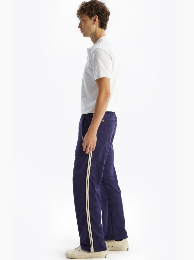 Pantaloni da completo in maglia da uomo a gamba dritta giesto Blu marino - Kiabi