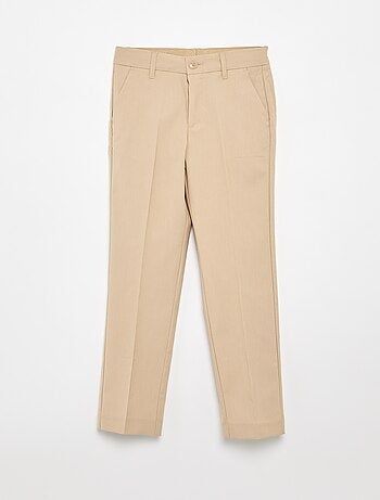 Pantaloni da abito regular tinta unita