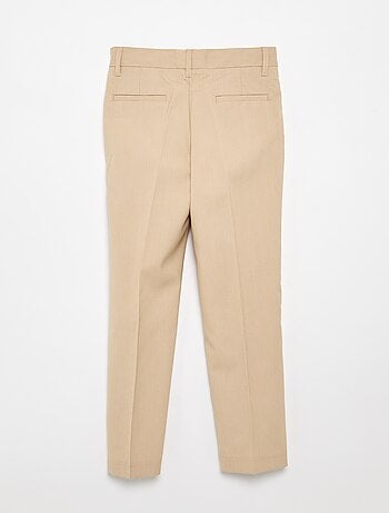 Pantaloni da abito regular tinta unita
