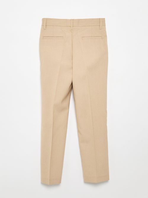 Pantaloni da completo regular tinta unita - Kiabi