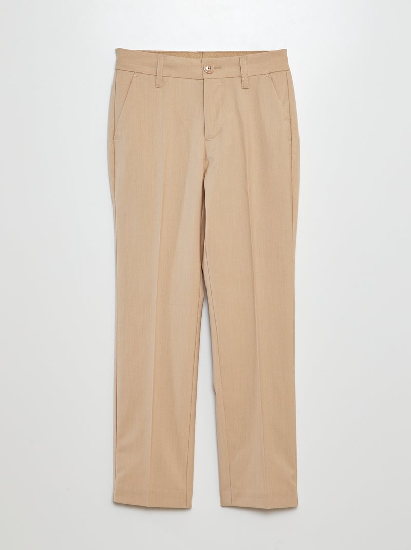 Pantaloni da completo slim BEIGE - Kiabi